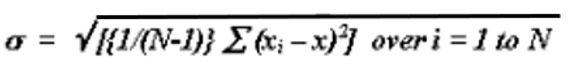 Standard Deviation Formula