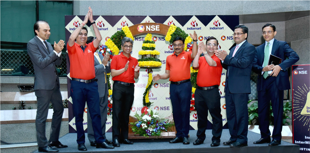 Listing Ceremony of IndiaMART 06