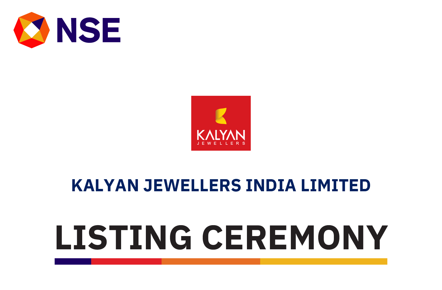 Listing Ceremony of Kalyan Jewellers India Limited