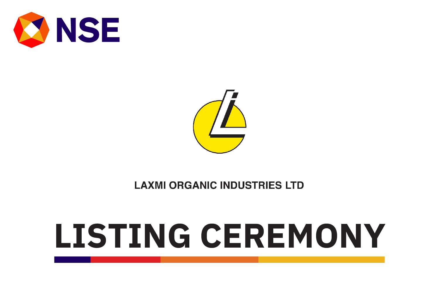 Listing Ceremony of Laxmi Organic Industries Limited