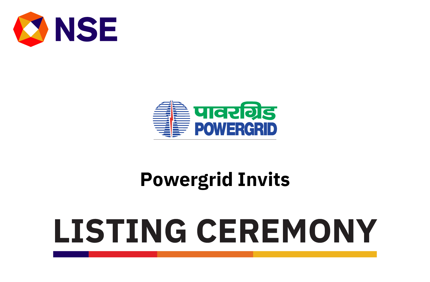 Listing Ceremony of POWERGRID Infrastructure Investment Trust InvIT