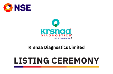 Listing Ceremony of Krsnaa Diagnostics Limited