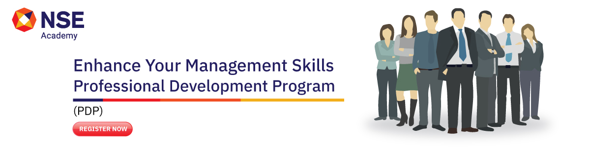 NSE Academy logo Enhance Your Management Skills Professional Development Program (PDP) Register Now