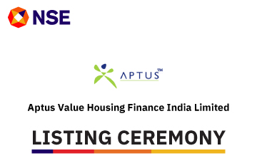 Listing Ceremony of Aptus Value Housing Finance India Limited