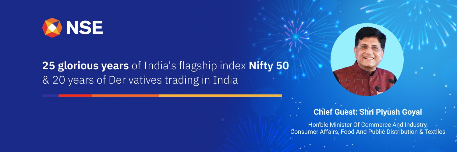 25 glorious years of India's flagship index Nifty50 & 20 years of Derivatives trading in India