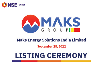 Listing Ceremony of Maks Energy Solutions India Limited