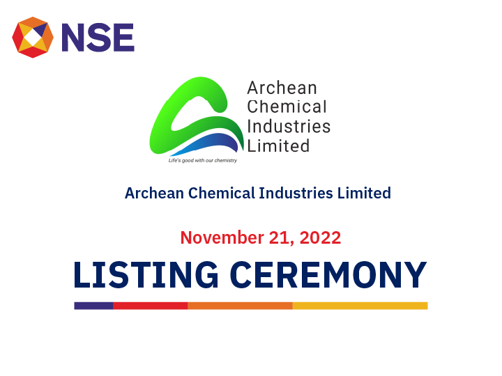 Listing Ceremony of Archean Chemical Industries Limited 