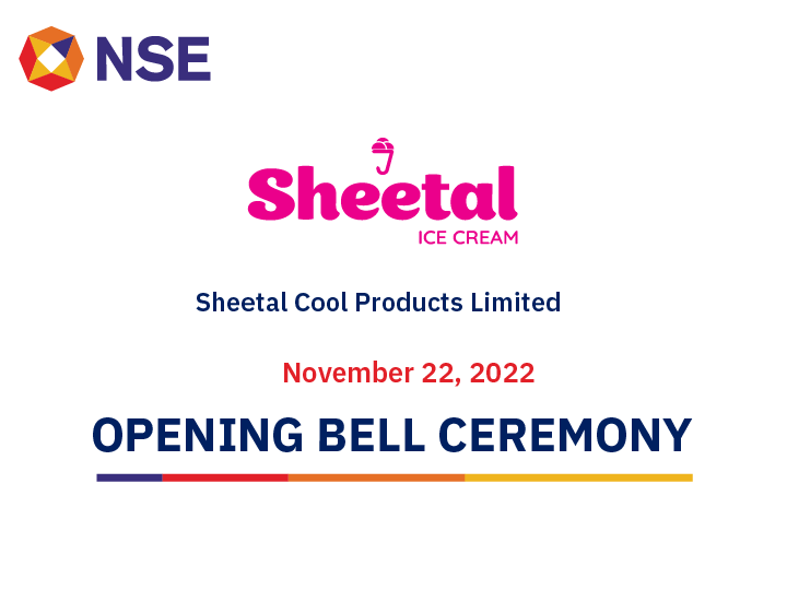 Opening Bell Ceremony of Sheetal Cool Products Limited