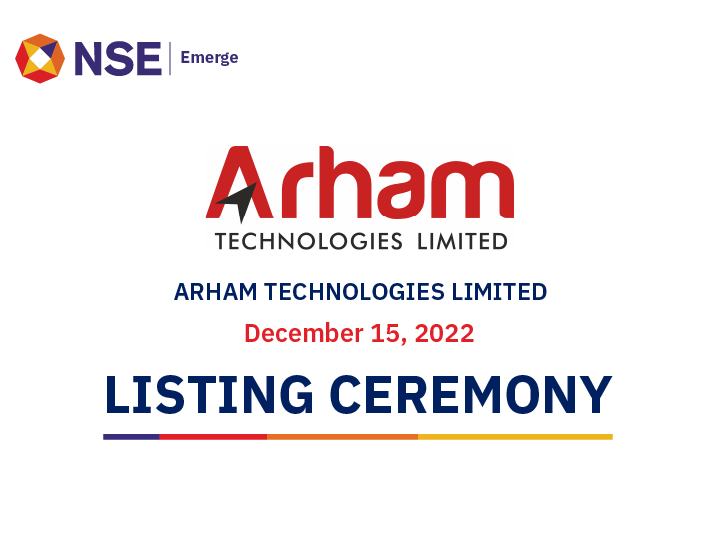 Listing Ceremony of Arham Technologies Limited