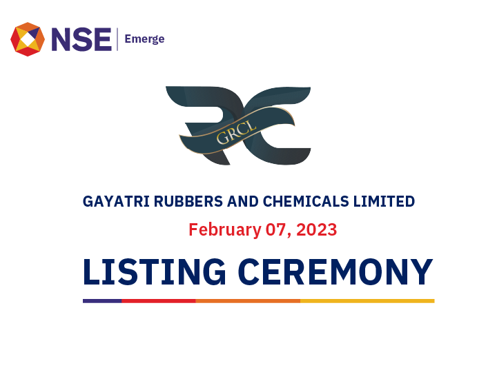 Listing Ceremony of Gayatri Rubbers And Chemicals Limited