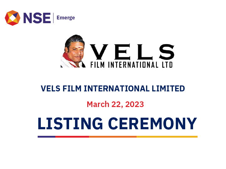 Listing Ceremony of Vels Film International Limited