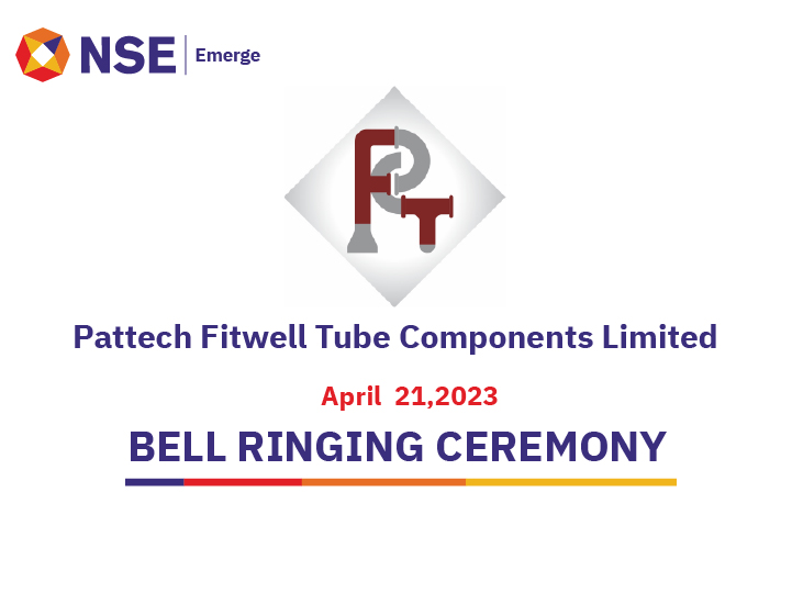 Listing ceremony of Pattech Fitwell Tube Components Limited