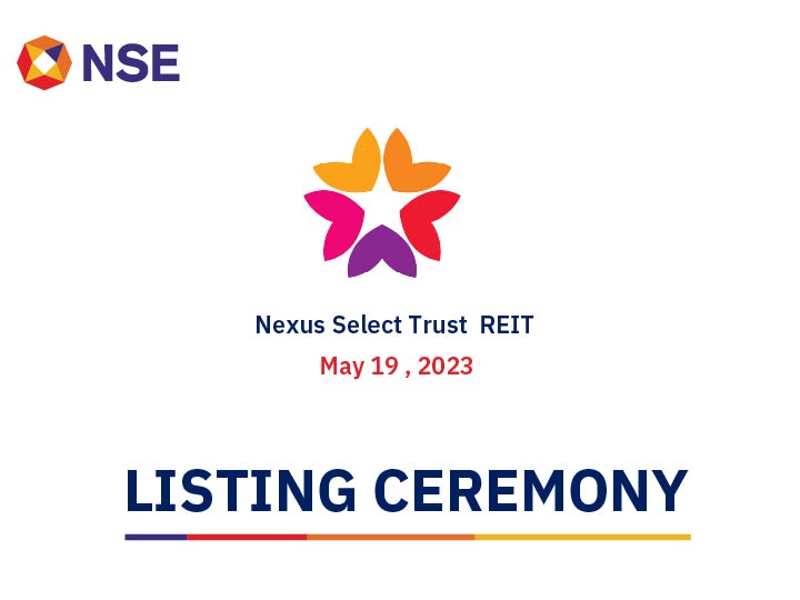 Listing Ceremony of Nexus Select Trust REIT