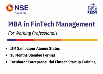 NSE Academy & IIM Sambalpur MBA for FinTech Management