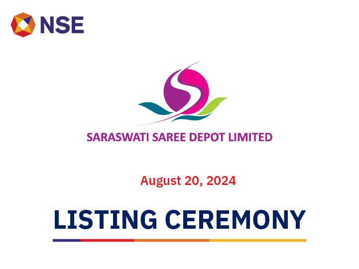 Listing Ceremony of Saraswati Saree Depot Limited