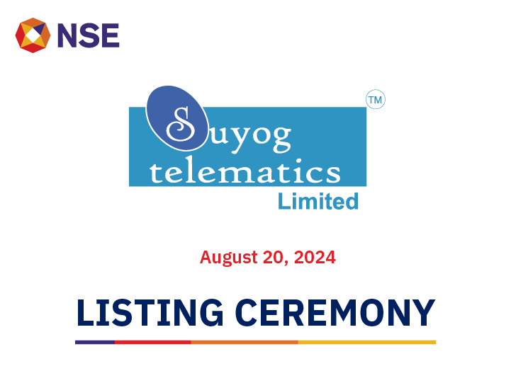 Listing Ceremony of Suyog Telemartics Limited 