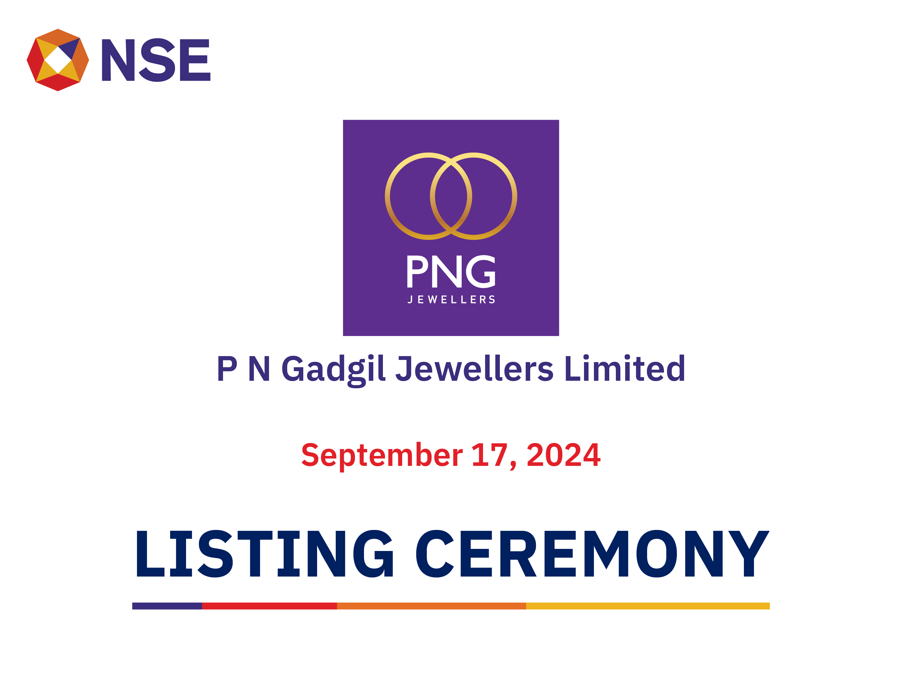 Listing ceremony of P N Gadgil Jewellers Limited