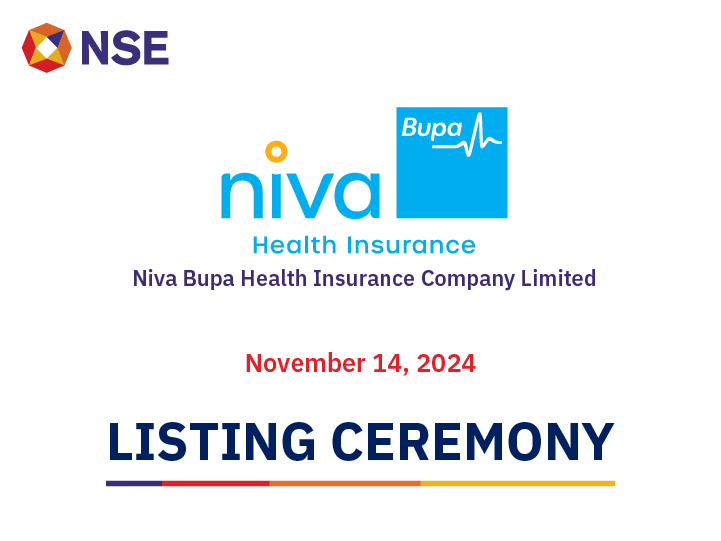 Listing Ceremony of Niva Bupa Health Insurance Company Limited