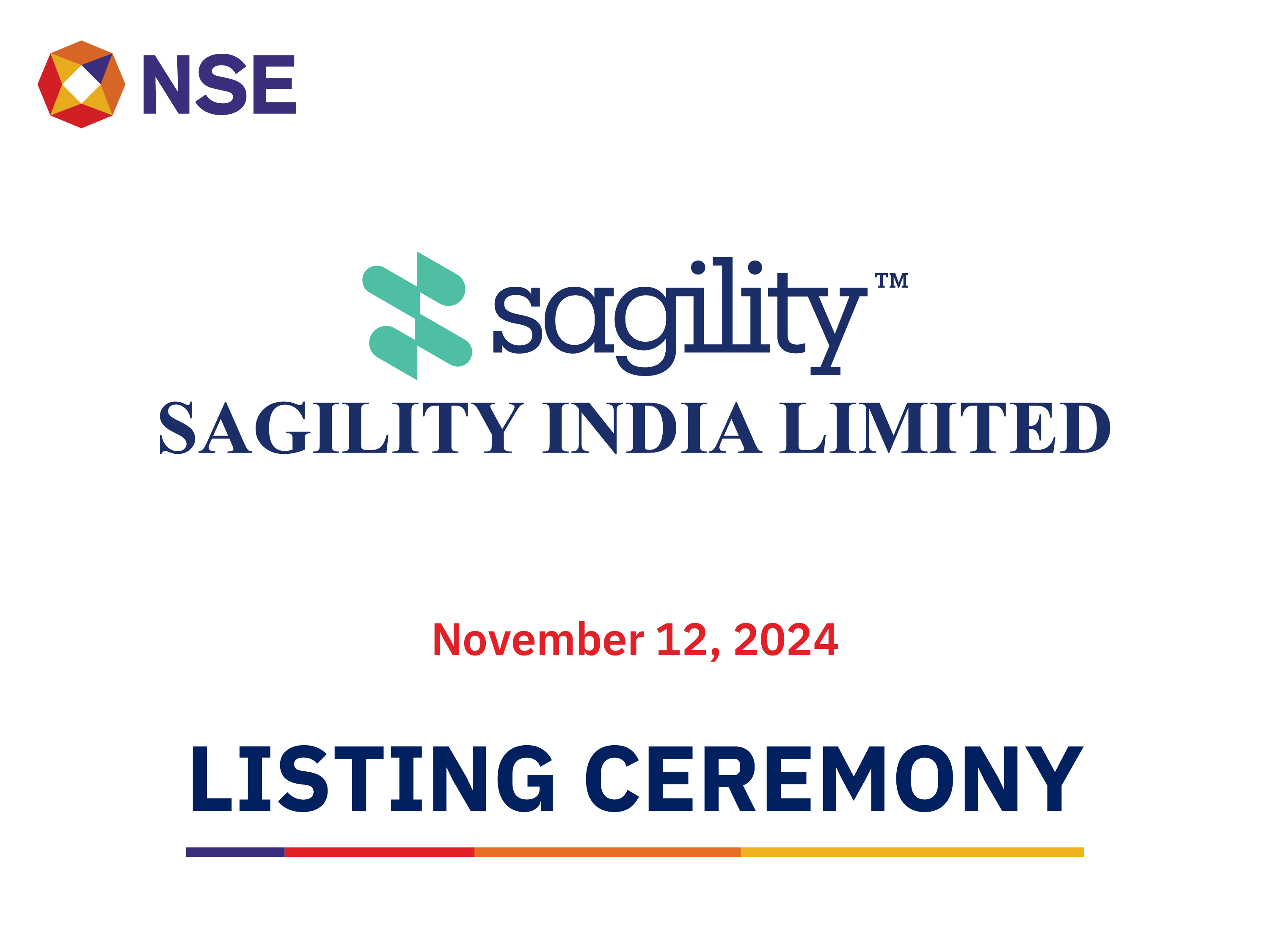 Listing Ceremony of Sagility India Limited