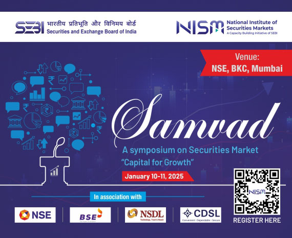 Samvad – A Symposium on Securities Market on "Capital for Growth"