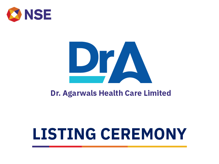 Listing ceremony of Dr. Agarwals Health Care Limited