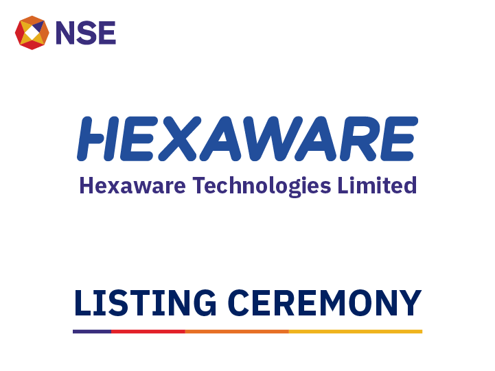 Listing ceremony of Hexaware Technologies Limited 