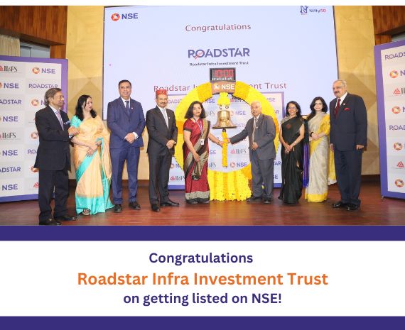 Congratulations to Roadstar Infra Investment Trust on getting listed on NSE 